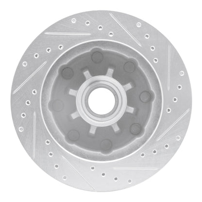R1 Concepts R1 71-95 Chevrolet C20 Suburban Front Left Drilled & Slotted Silver Brake Rotor
