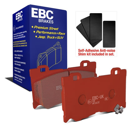 EBC 08-13 Infiniti FX50 5.0 Redstuff Front Brake Pads