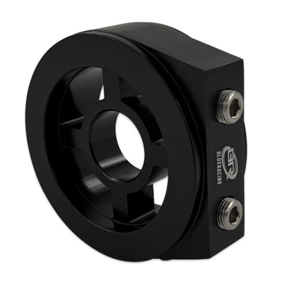 BLOX Racing Oil Filter Block Adapter Black / For Oil Pressure / Oil Temperature