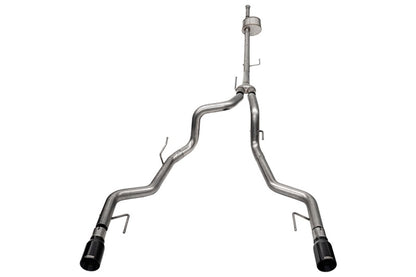 CORSA Performance Corsa 2022-2025 Ford F-150 SuperCrew/5.5ft Bed 5.0L V8 Xtreme Cat-Back Dual Rear Exit-Black PVD