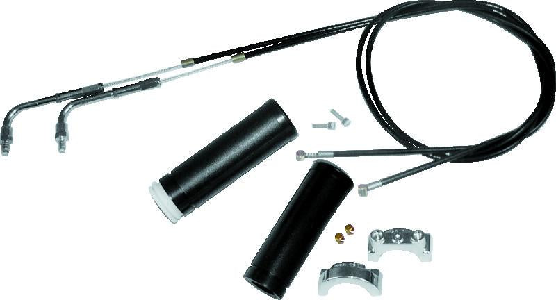 S&S Cycle 1in Handlebars 2-Cable Throttle Assembly Cable - 39in