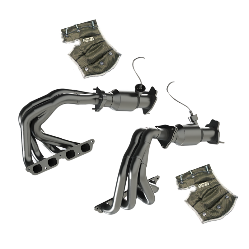 Kooks Headers Kooks 22+ Chevrolet C8 Corvette Z06 LT6 SS Tri-Y Headers w/ GREEN Cats w/ Heat Blankets