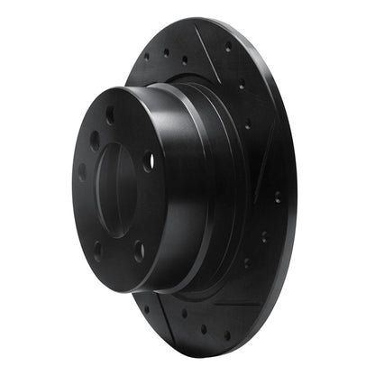 R1 Concepts R1 03-06 BMW Z4 Rear Right Drilled & Slotted Black Brake Rotor