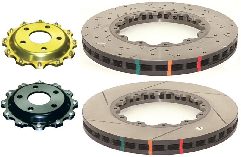 DBA 05-10 Ford Mustang GT Front 5000 Series Slotted Ring