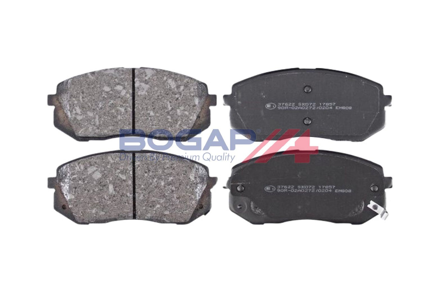 BOGAP Y8210219 Brake Pad Set, Disc Brake