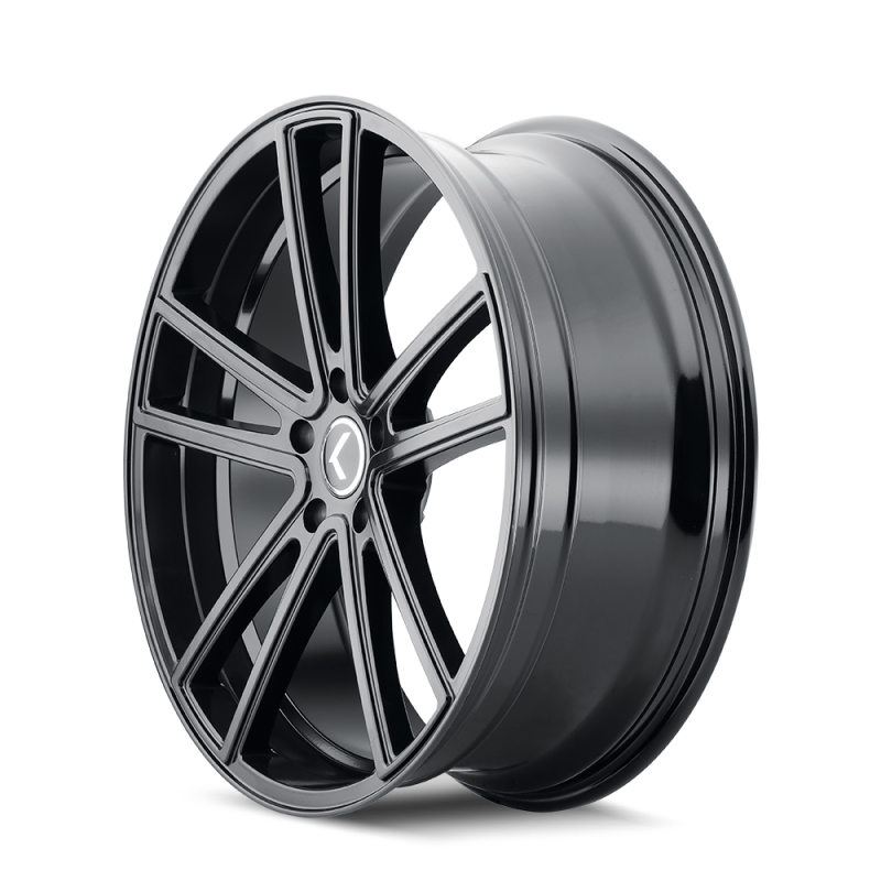 Kraze Wheels Kraze KR190 Lusso 22x9.5 / 6x139.7 BP / 30mm Offset / 106mm Hub Gloss Black Wheel