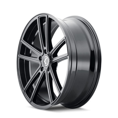 Kraze Wheels Kraze KR190 Lusso 20x8.5 / 5x115 BP / 38mm Offset / 72.62mm Hub Gloss Black Wheel