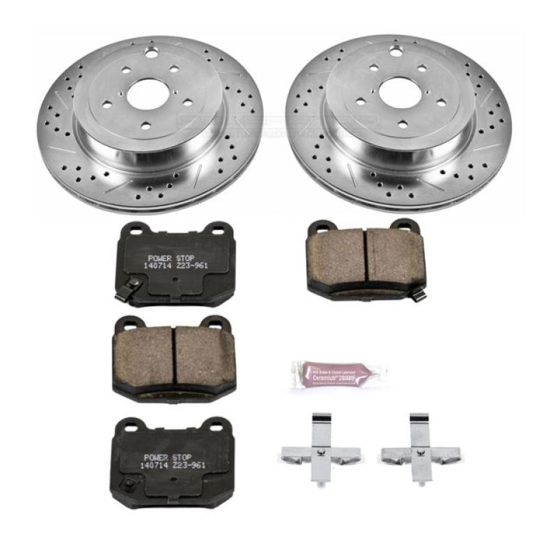 PowerStop Power Stop 08-14 Subaru Impreza Rear Z23 Evolution Sport Brake Kit