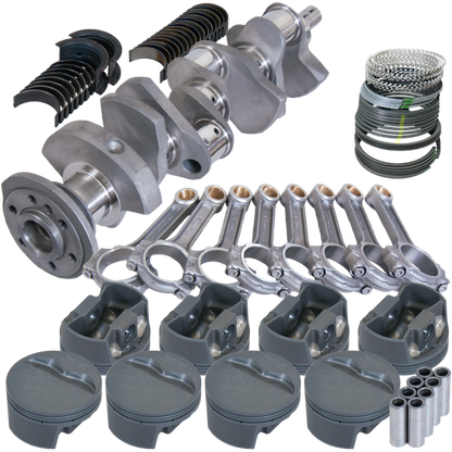 Eagle Chevy 350 3.480in Crank 6.000in I-Beam Rods -5cc Flat Top 4.040in Pistons Rotating Assembly