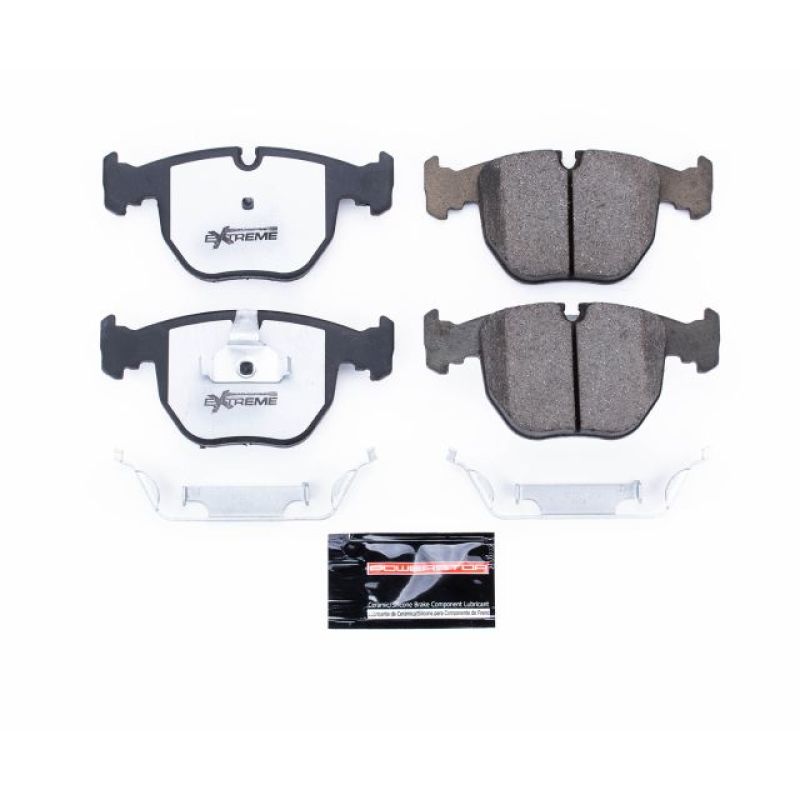 PowerStop Power Stop 01-03 BMW 530i Front Z26 Extreme Street Brake Pads w/Hardware