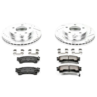 PowerStop Power Stop 93-97 Ford Probe Front Z23 Evolution Sport Brake Kit
