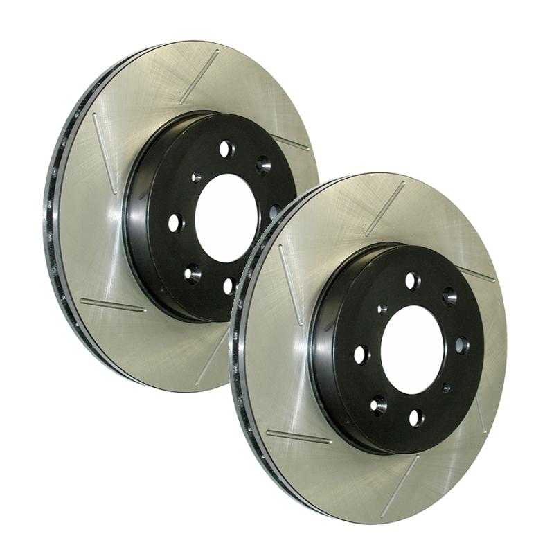StopTech Power Slot 02-05 WRX Rear Left SportStop Slotted Rotor