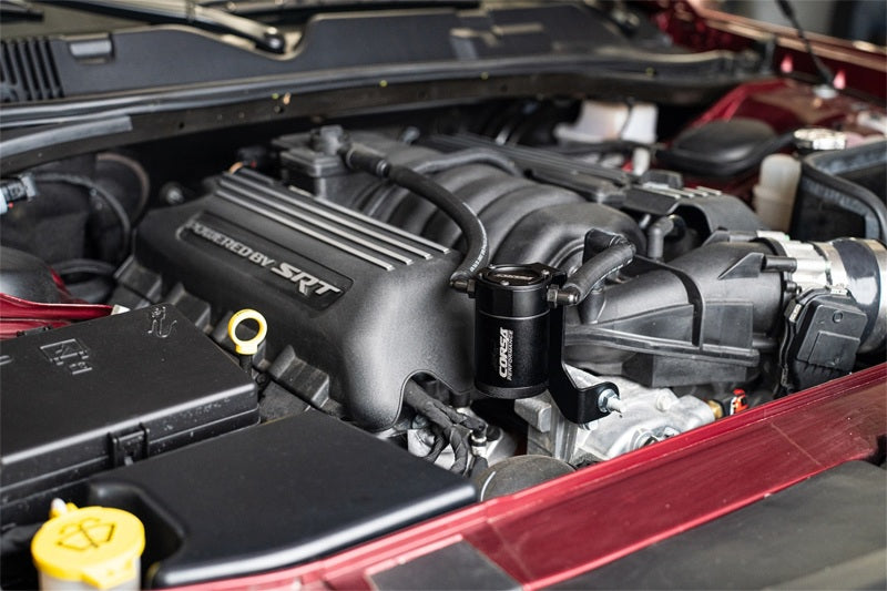 CORSA Performance Corsa2011-2023 Dodge Challenger/Charger 2018-2023 Dodge Durango 6.4L Aluminum Oil Catch Can