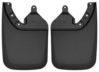Husky Liners 2016 Toyota Tacoma w/ OE Fender Flares Custom Molded Rear Mud Guards - Black
