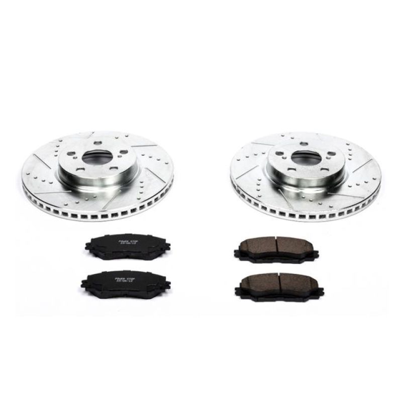 PowerStop Power Stop 09-10 Pontiac Vibe Front Z23 Evolution Sport Brake Kit
