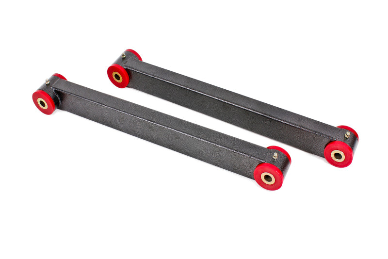 BMR Suspension BMR 05-14 S197 Mustang Non-Adj. Boxed Lower Control Arms (Polyurethane) - Black Hammertone
