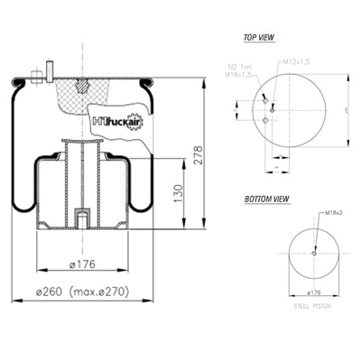 C.E.I 562060 Air Suspension Bellow