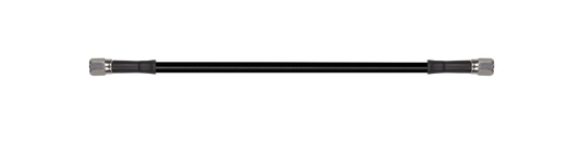 Goodridge 62in Universal Brake Line Assembly w/SS Fittings & Black Hose