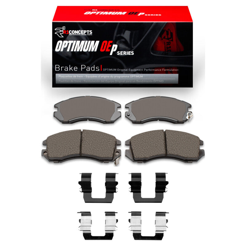 R1 Concepts R1 93-96 Subaru Impreza Front Optimum OE Pads & Hardware Kit