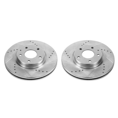PowerStop Power Stop 14-18 Mazda 6 Front Evolution Drilled & Slotted Rotors - Pair