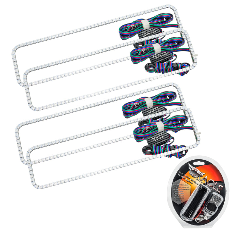 ORACLE Lighting Oracle Chevrolet Blazer 92-94 Dual Halo Kit - ColorSHIFT
