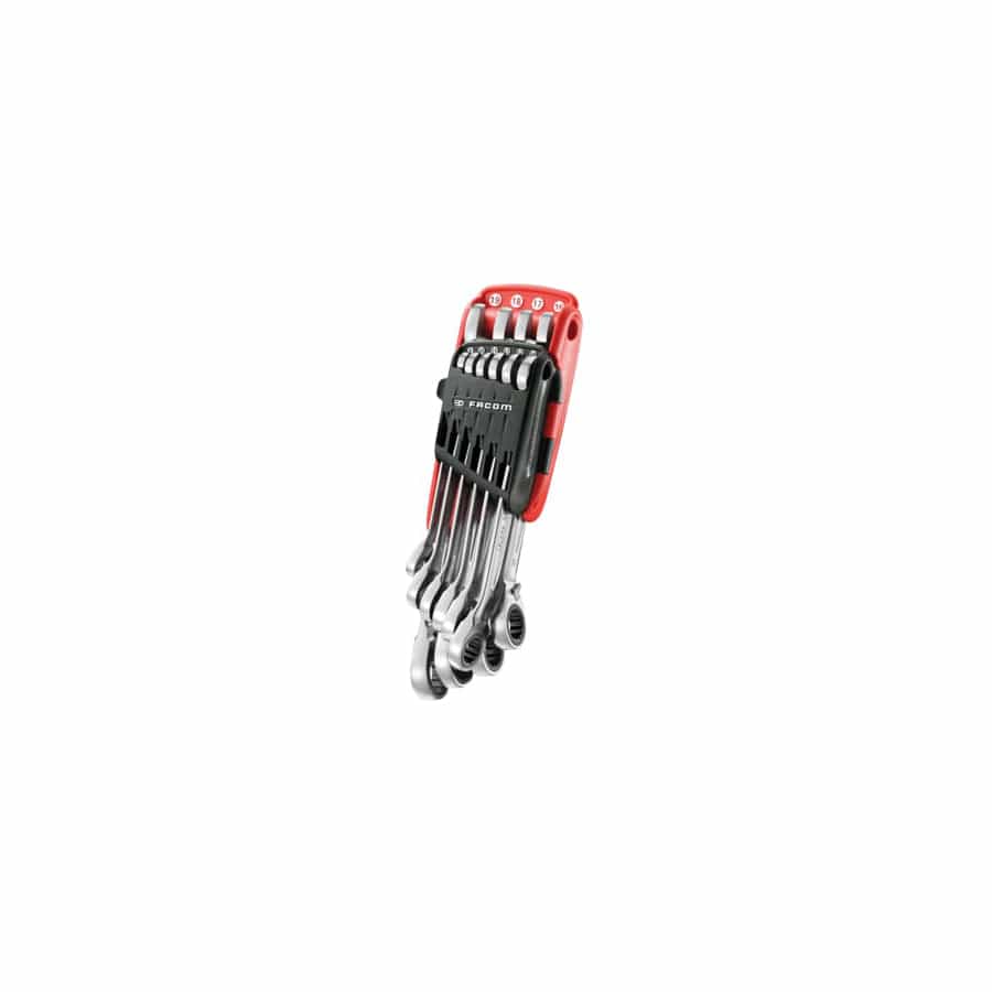Facom FCM467BJP10 467B.JP10PB Ratchet Combination Wrench Set, 10 Piece