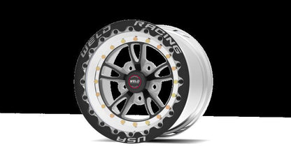 Weld Full Throttle 1-Piece 15x8 / 5x4.5 BP / 3.5in. BS Black Wheel