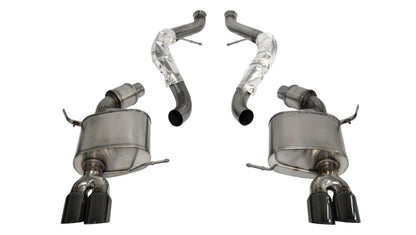 CORSA Performance Corsa 2008-2012 BMW M3 E90 Black Sport Cat-Back Exhaust