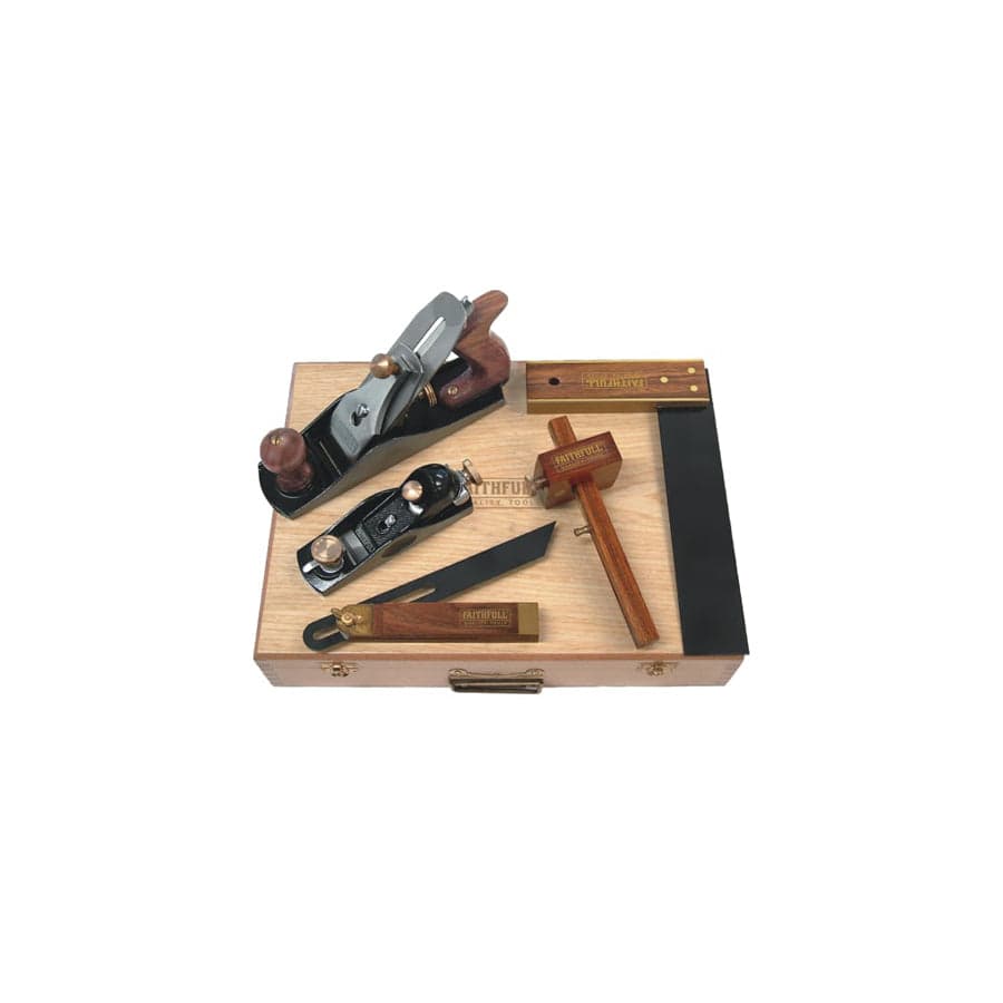 Faithfull FAICARPSET Carpenter's Tool Kit, 5 Piece