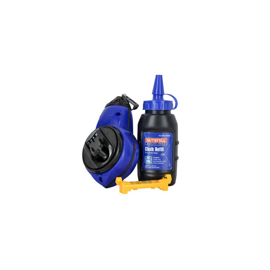 Faithfull FAICLKIT Rapid Chalk Line Kit 30m