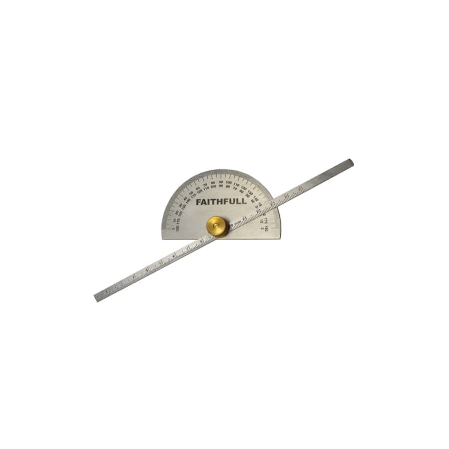 Faithfull FAIGAUGEDEPT Depth Gauge with Protractor 150mm (6in)