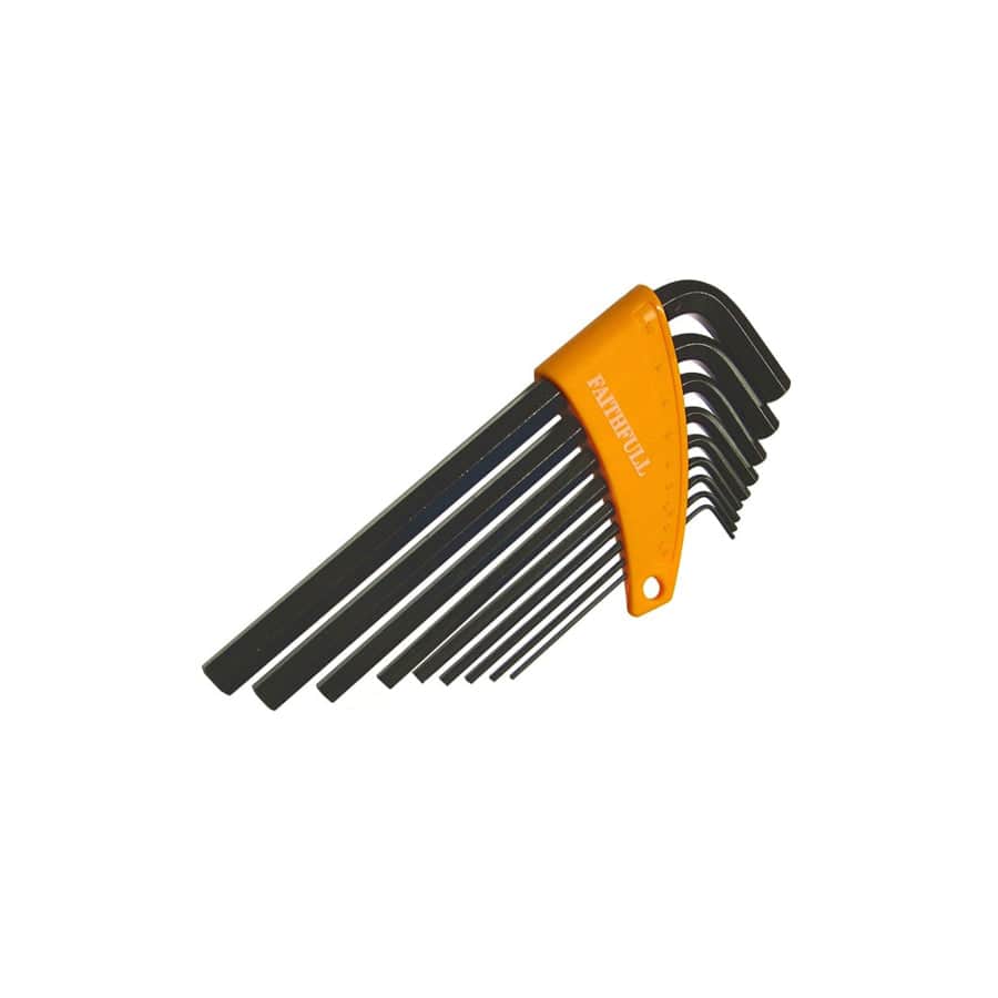 Faithfull FAIHKS9ML Metric Long Arm Hex Key Set, 9 Piece