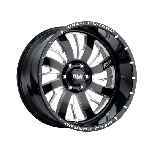 Weld W70442089BCA Falkata L Xt Wheel 24x12 6x135 ET-51 BS4.5 Gloss Black & Contrast Cut