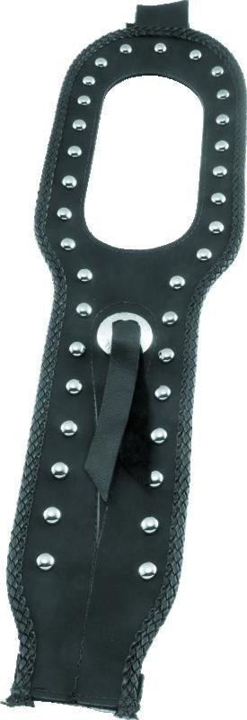 Mustang Motorcycle Mustang 91-03 Harley Dyna Tank Bib w/Studs - Black