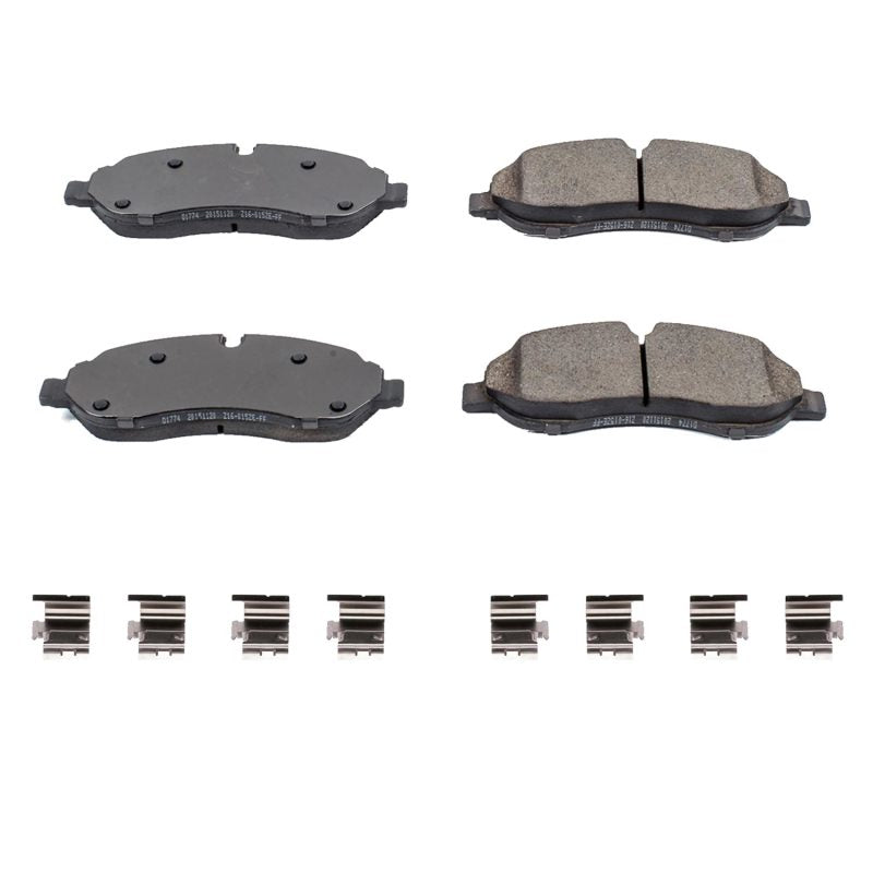 PowerStop Power Stop 2021 Ford Transit-150 Rear Z17 Evolution Ceramic Brake Pads w/Hardware