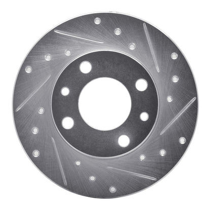 R1 Concepts R1 1966-1992 Bertone X-1/9 Front/Rear Right Drilled & Slotted Silver Brake Rotor