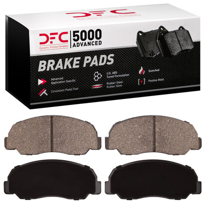 DFC 82-84 Mazda B2200 Front 5000 Advanced Semi Metallic Brake Pads