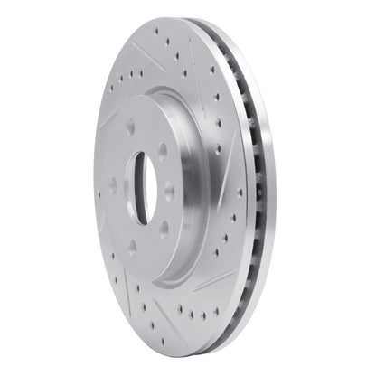 R1 Concepts R1 11-23 Chevrolet CRUZE (Mexico) Front Right Drilled & Slotted Silver Brake Rotor
