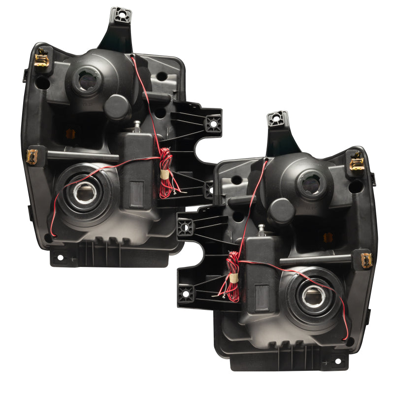 ORACLE Lighting Oracle 08-10 Ford F250/350 Pre-Assembled Halo Headlights- Chrome Housing - w/o Controller