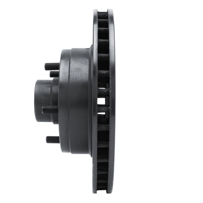 R1 Concepts R1 73-73 Ford Gran Torino Front Left Drilled & Slotted Black Brake Rotor