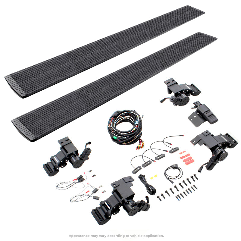 Go Rhino RealTruck 19-24 Ford Ranger Crew Cab 4dr VoltStep Electric Running Board Kit - Bedliner Coating