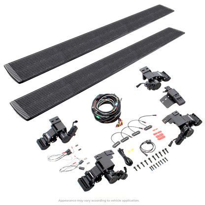 Go Rhino RealTruck 19-24 Ford Ranger Crew Cab 4dr VoltStep Electric Running Board Kit - Bedliner Coating