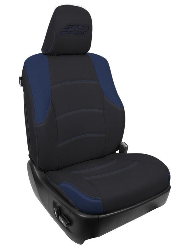 PRP Seats PRP 11-24 Toyota 4Runner Front Seat Covers (Pair) - Black/Navy Blue