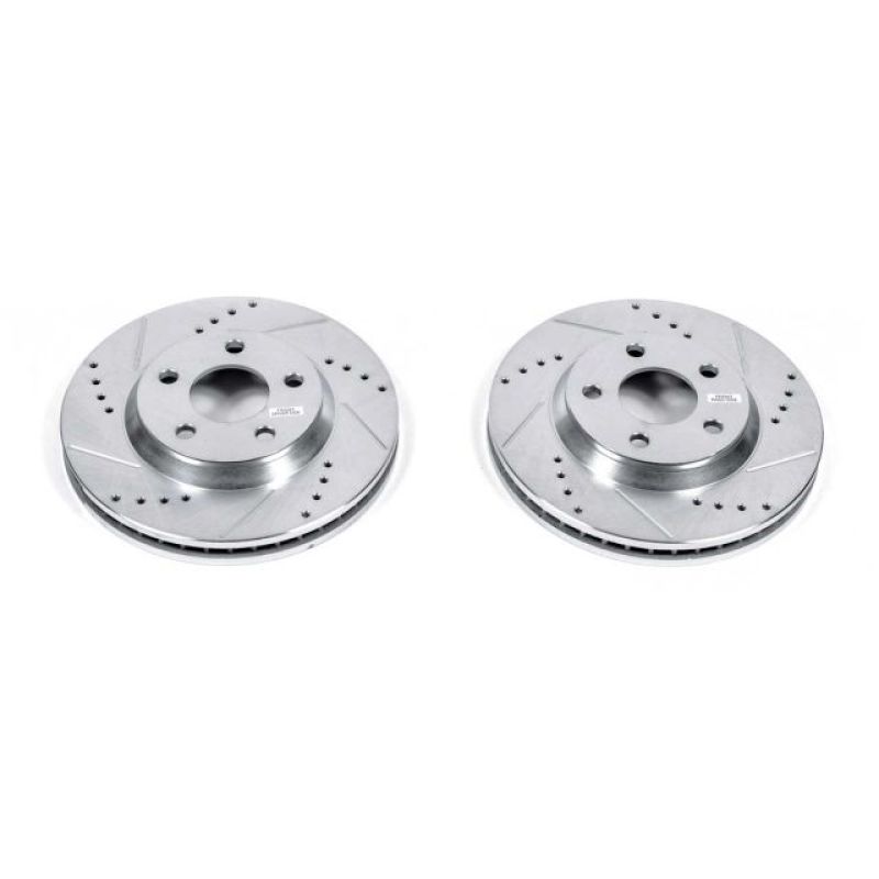 PowerStop Power Stop 2005 Buick LeSabre Front Evolution Drilled & Slotted Rotors - Pair