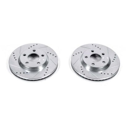 PowerStop Power Stop 2005 Buick LeSabre Front Evolution Drilled & Slotted Rotors - Pair