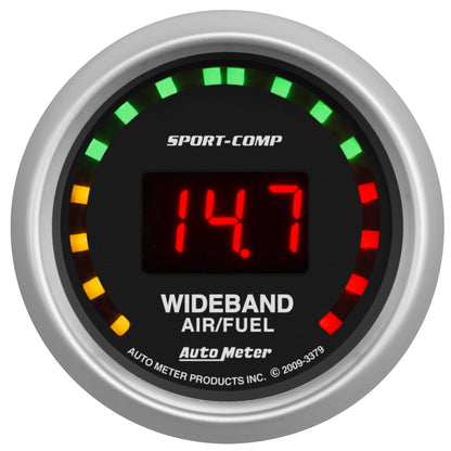 Autometer Sport-Comp 52mm Digital Wideband Air/Fuel Ratio Street Gauge