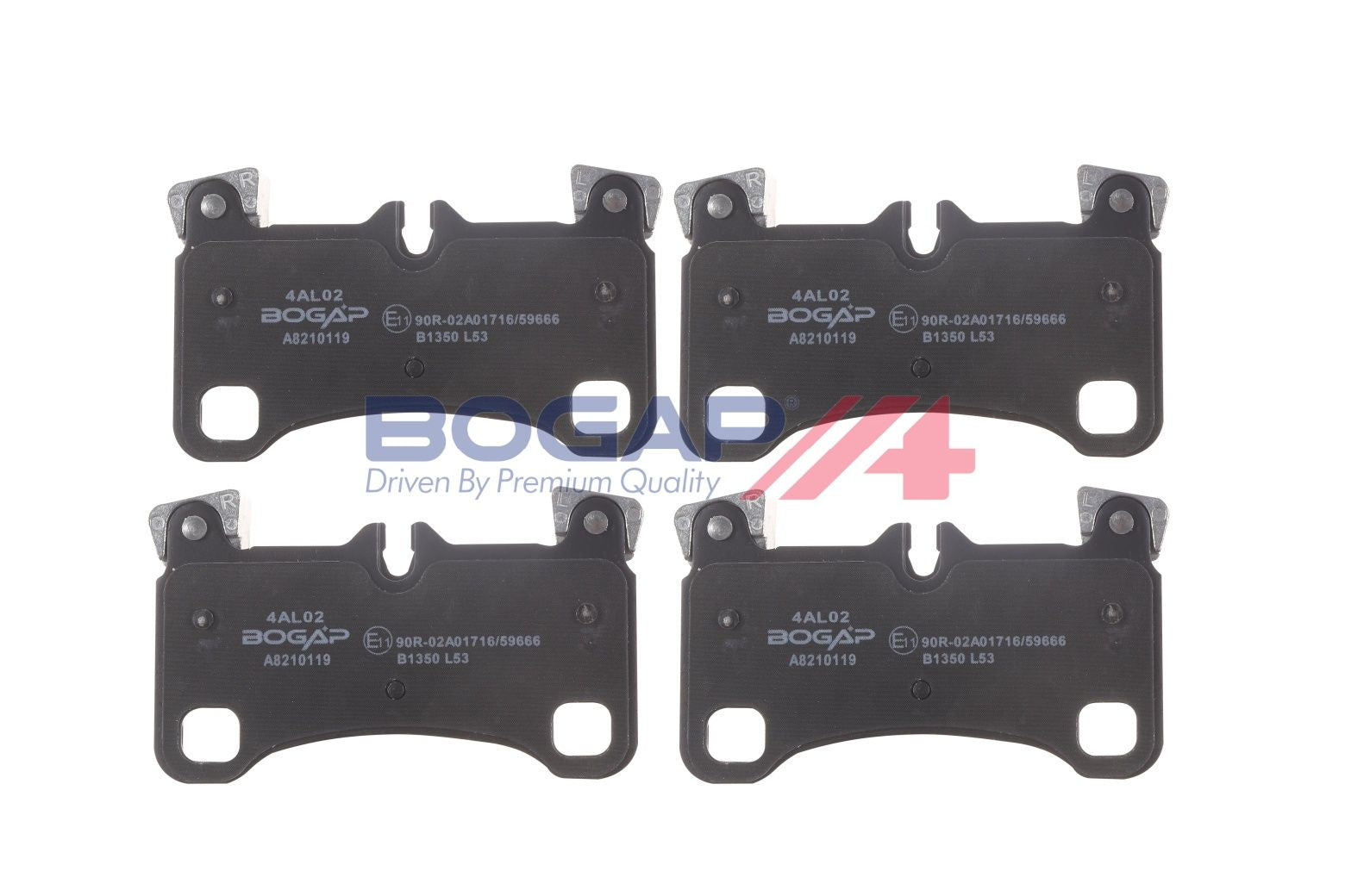 BOGAP A8210119 Brake Pad Set, Disc Brake
