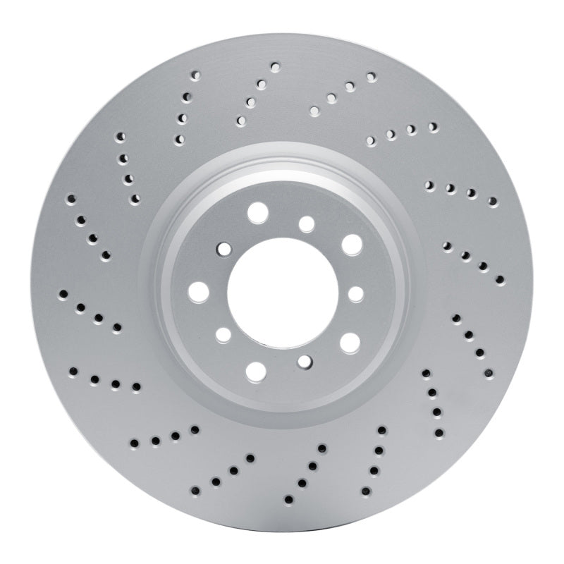 DFC 06-10 BMW M6 Left Front Drilled GeoSPEC Coated Rotor