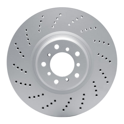 DFC 06-10 BMW M6 Left Front Drilled GeoSPEC Coated Rotor