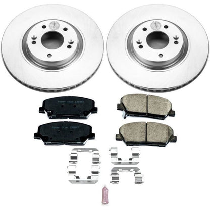 PowerStop Power Stop 11-15 Kia Optima Front Z17 Evolution Geomet Coated Brake Kit
